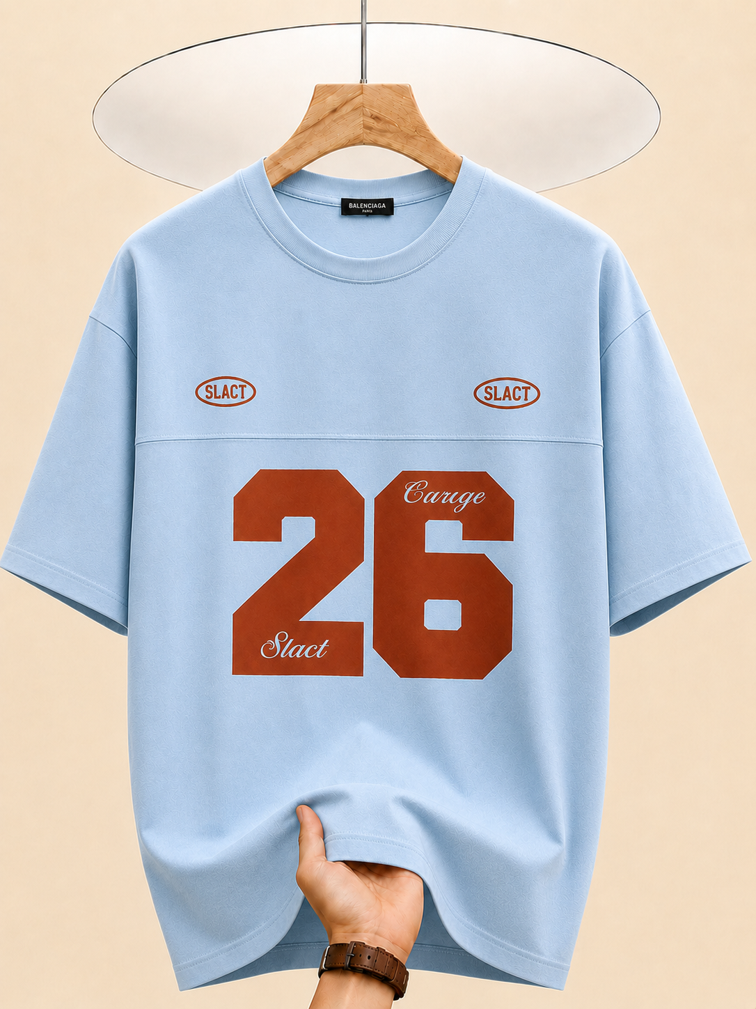 DT02- Sky Blue Varsity Drop Shoulder
